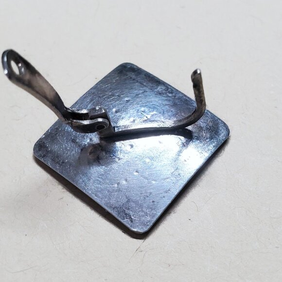 Vintage Sterling Silver Celtic Knot Earrings - Picture 5 of 5